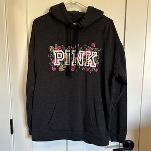 PINK Victoria's Secret Charcoal Hoodie